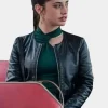 Asal Vision Black Jackets | Leather Jackets | Asia Ortega Sky High 2023 Leather Jacket Black