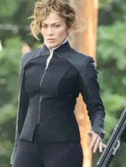 Asal Vision Cotton Jackets | Leather Jackets | Atlas 2024 Jennifer Lopez Jacket Black