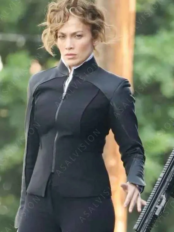 Asal Vision Cotton Jackets | Leather Jackets | Atlas 2024 Jennifer Lopez Jacket Black