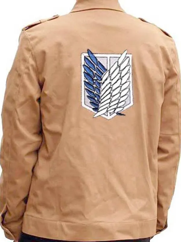 Asal Vision Cotton Jackets | Attack on Titan Survey Corps Brown Jacket Camel Color