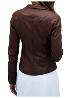 Asal Vision Brown Jackets | Leather Jackets | Audrey Marie Anderson Arrow Jacket Brown