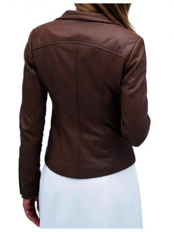 Asal Vision Brown Jackets | Leather Jackets | Audrey Marie Anderson Arrow Jacket Brown