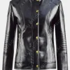 Asal Vision Black Jackets | Leather Jackets | Ava Warrior Nun Leather Jacket Black