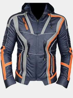 Asal Vision Cotton Jackets | Avengers Infinity War Iron Man Hooded Jacket Blue