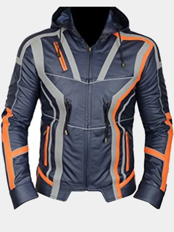 Asal Vision Cotton Jackets | Avengers Infinity War Iron Man Hooded Jacket Blue