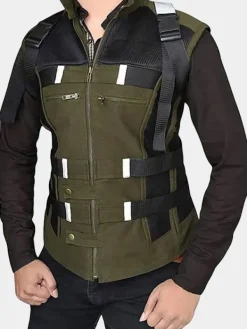 Asal Vision Vests | Avengers Infinity War Scarlett Johansson Vest Green & Black