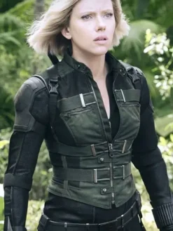 Asal Vision Vests | Avengers Infinity War Scarlett Johansson Vest Green & Black