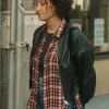 Asal Vision Leather Jackets | Babes 2024 Ilana Glazer Leather Jacket Black