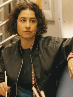 Asal Vision Leather Jackets | Babes 2024 Ilana Glazer Leather Jacket Black
