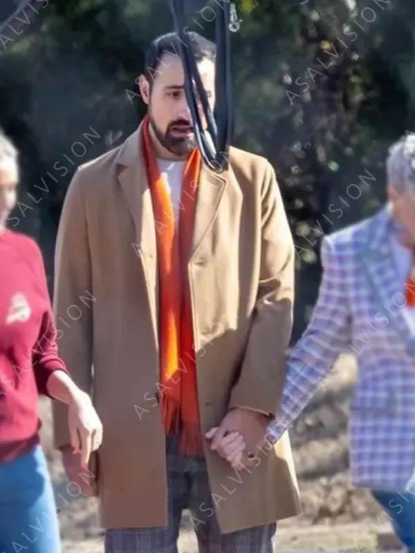Asal Vision Men Coats | Back in Action Jamie Demetriou Coat Light Brown
