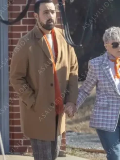 Asal Vision Men Coats | Back in Action Jamie Demetriou Coat Light Brown