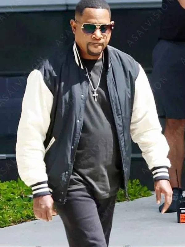Asal Vision Cotton Jackets | Bad Boys Ride or Die Marcus Burnett Bomber Jacket Black & White