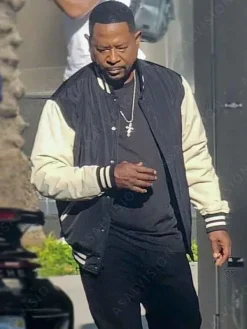 Asal Vision Cotton Jackets | Bad Boys Ride or Die Marcus Burnett Bomber Jacket Black & White