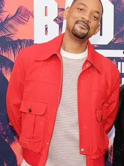 Asal Vision Cotton Jackets | Bad Boys Ride Or Die Will Smith Jacket Red