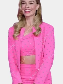 Asal Vision Cotton Jackets | Barbie 2023 Margot Robbie Jacket Pink
