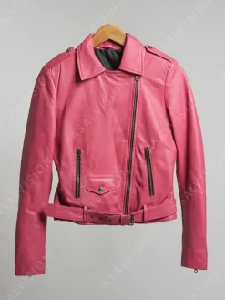 Asal Vision Leather Jackets | Barbie Leather Jacket Pink