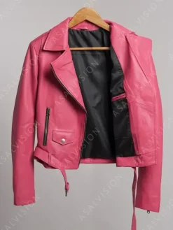 Asal Vision Leather Jackets | Barbie Leather Jacket Pink
