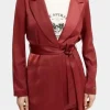 Asal Vision Women Coats | Bel-Air Cassandra Freeman Coat Red
