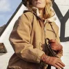 Asal Vision Cotton Jackets | Beth Dutton Yellowstone Bomber Jacket Brown