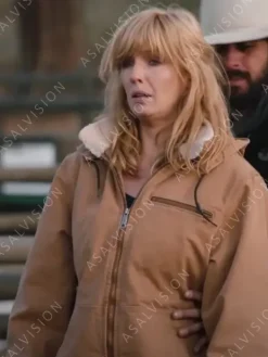 Asal Vision Cotton Jackets | Beth Dutton Yellowstone Bomber Jacket Brown