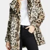 Asal Vision Women Coats | Beth Dutton Yellowstone Cheetah Print Coat Cheetah Design