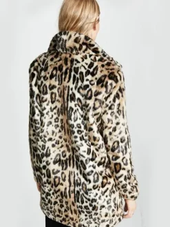 Asal Vision Women Coats | Beth Dutton Yellowstone Cheetah Print Coat Cheetah Design