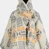 Asal Vision Women Coats | Beth Dutton Yellowstone Kelly Reilly Poncho Coat White