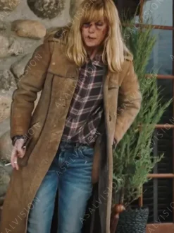 Asal Vision Women Coats | Beth Dutton Yellowstone Leather Coat Brown