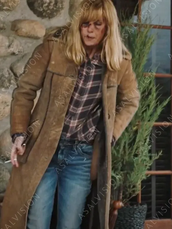 Asal Vision Women Coats | Beth Dutton Yellowstone Leather Coat Brown