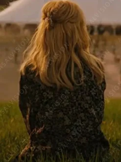 Asal Vision Women Coats | Beth Dutton Yellowstone Season 5 Floral Coat Floral Print