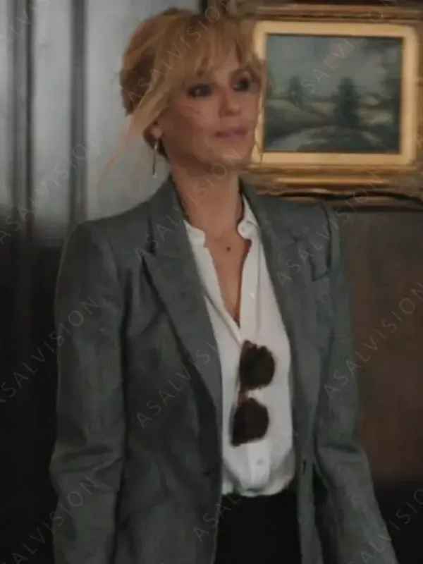 Asal Vision Blazers | Beth Dutton Yellowstone Season 5 Blazer Grey