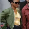 Asal Vision Cotton Jackets | Beverly Hills Cop Axel F 2024 Jane Bomber Jacket Green