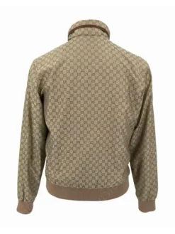 Asal Vision Cotton Jackets | Big Meech Flenory BMF Season 3 Bomber Jacket Brown With Printed Design