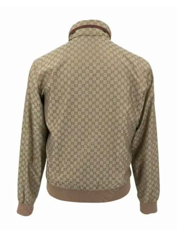 Asal Vision Cotton Jackets | Big Meech Flenory BMF Season 3 Bomber Jacket Brown With Printed Design