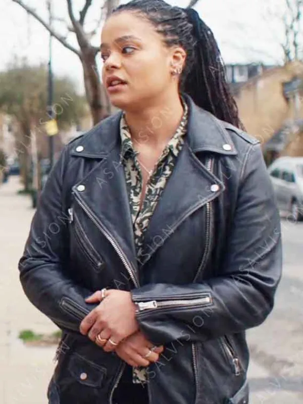 Asal Vision Leather Jackets | Big Mood Season 1 Eddie Leather Jacket Black