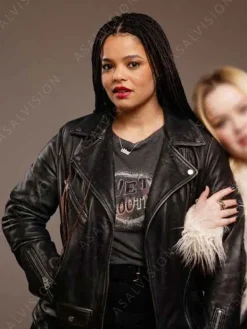 Asal Vision Leather Jackets | Big Mood Season 1 Eddie Leather Jacket Black