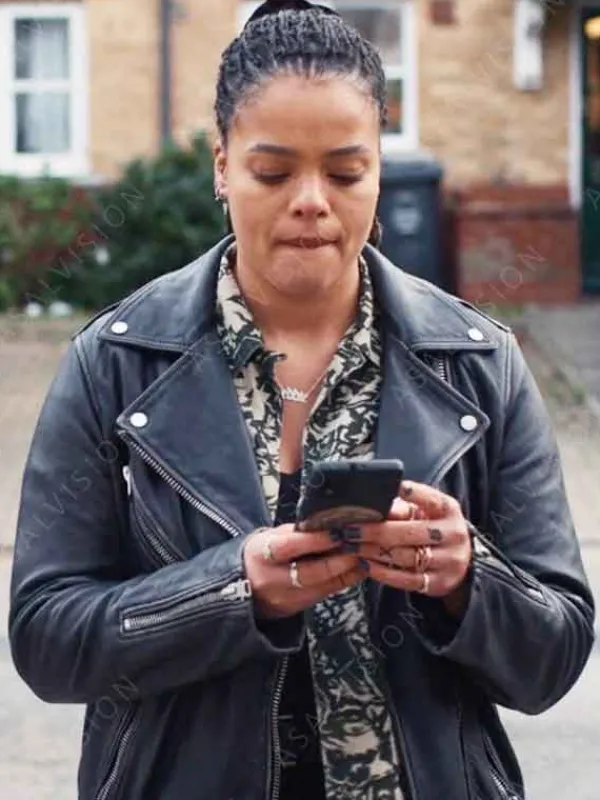 Asal Vision Leather Jackets | Big Mood Season 1 Eddie Leather Jacket Black