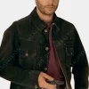 Asal Vision Cotton Jackets | Big Sky Season 3 Beau Arlen Cotton Jacket Black