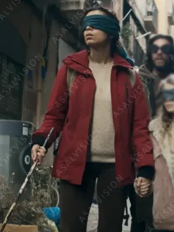 Asal Vision Cotton Jackets | Bird Box Barcelona 2023 Georgina Campbell Jacket Red