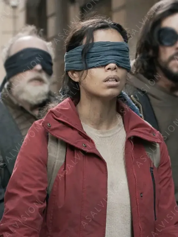 Asal Vision Cotton Jackets | Bird Box Barcelona 2023 Georgina Campbell Jacket Red