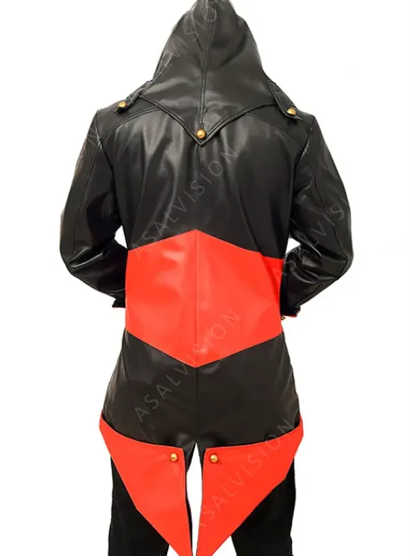 Asal Vision Black Jackets | Leather Jackets | Assassins Creed Jacket Black And Red