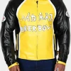 Asal Vision Biker Jackets | Derek Luke Biker Boyz Jacket Black And Yellow