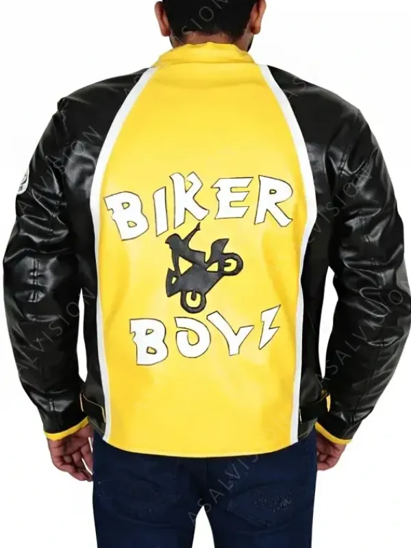 Asal Vision Biker Jackets | Derek Luke Biker Boyz Jacket Black And Yellow
