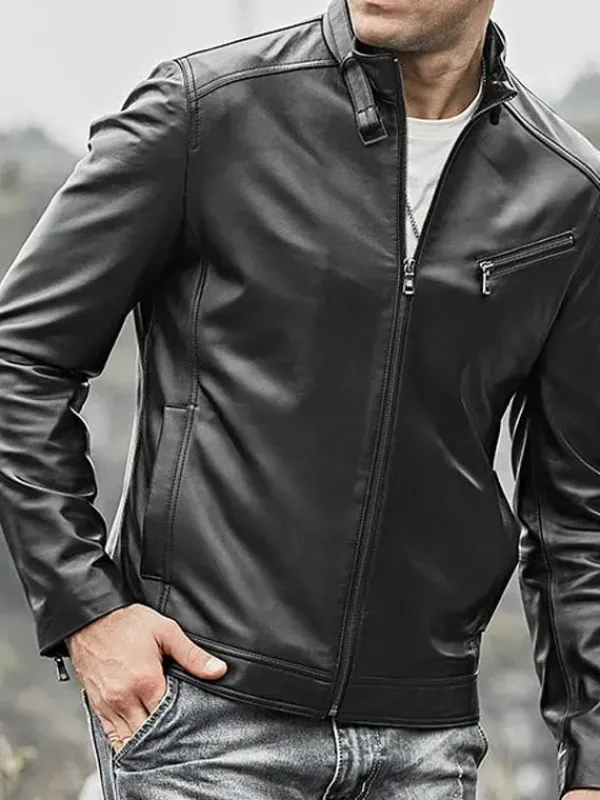 Asal Vision Black Jackets | Leather Jackets | Leather Fashion Jacket Black