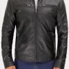 Asal Vision Black Jackets | Biker Jackets | Leather Motorcycle Jacket Men Black