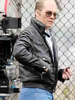 Asal Vision Cotton Jackets | Mass Whitey Bulger Leather Jacket Black