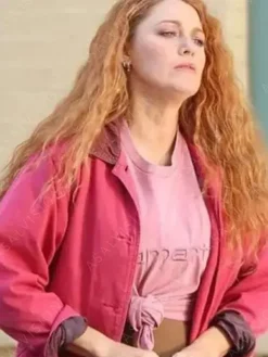 Asal Vision Cotton Jackets | Blake Lively It Ends With Us 2024 Lily Jacket Pink