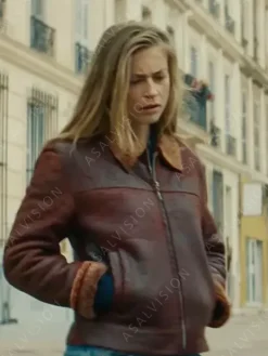 Asal Vision Leather Jackets | Blood Coast Alice Vidal Leather Jacket Maroon
