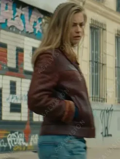 Asal Vision Leather Jackets | Blood Coast Alice Vidal Leather Jacket Maroon