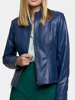 Asal Vision Biker Jackets | Leather Jackets | Biker Jacket Women Blue